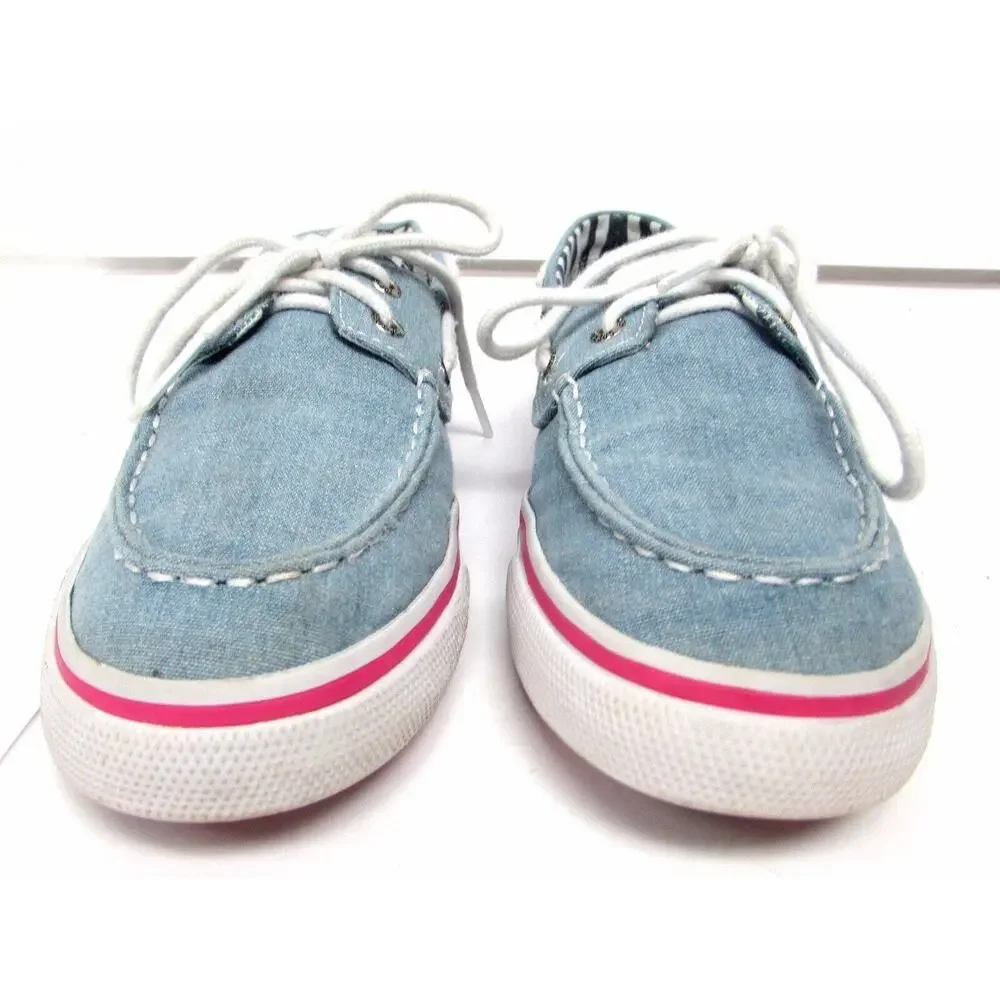 Sperry Top Sider Bahama Denim childs size 3.0 M shoes comfort girls shoes